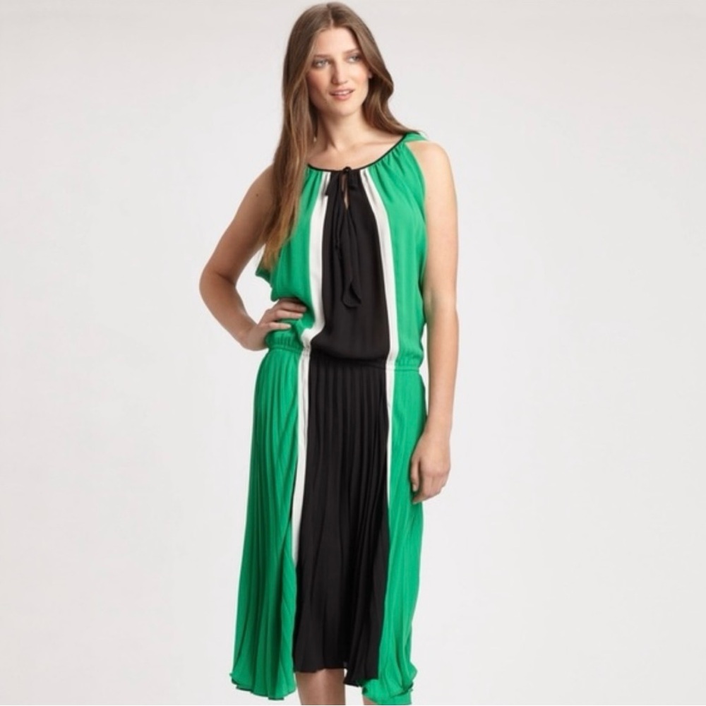 BCBGMAXAZRIA 20’s Flapper Style MIDI Dress